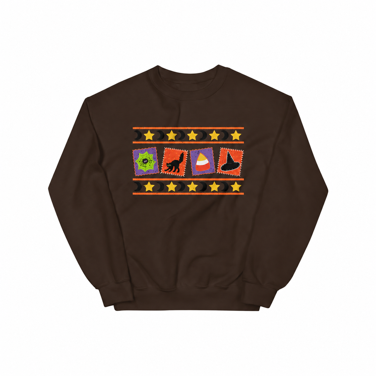 Halloween Patchwork Crewneck