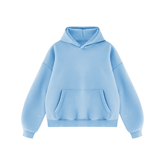 Vintage Wash Boxy Fleece Hoodie