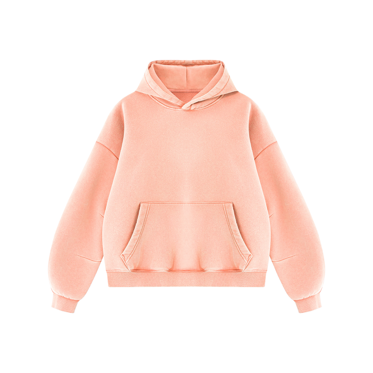 Vintage Wash Boxy Fleece Hoodie