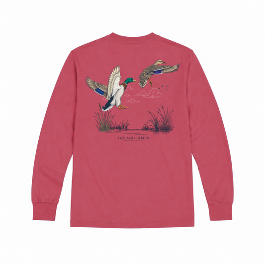 Mallard Duck Marsh Long Sleeve Tee