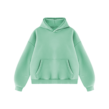 Vintage Wash Boxy Fleece Hoodie
