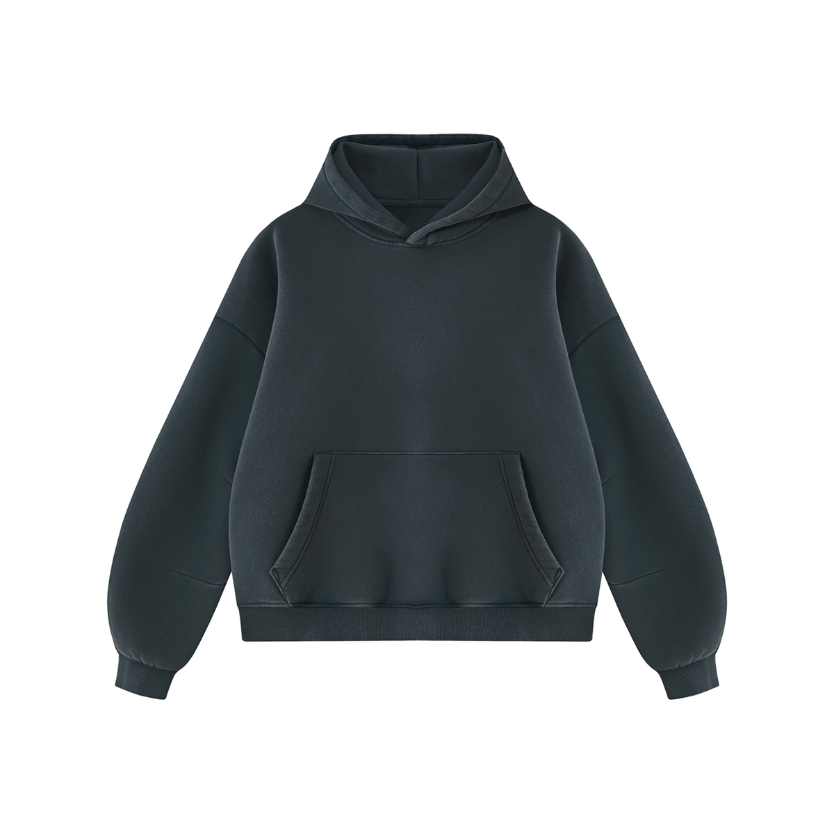 Vintage Wash Boxy Fleece Hoodie