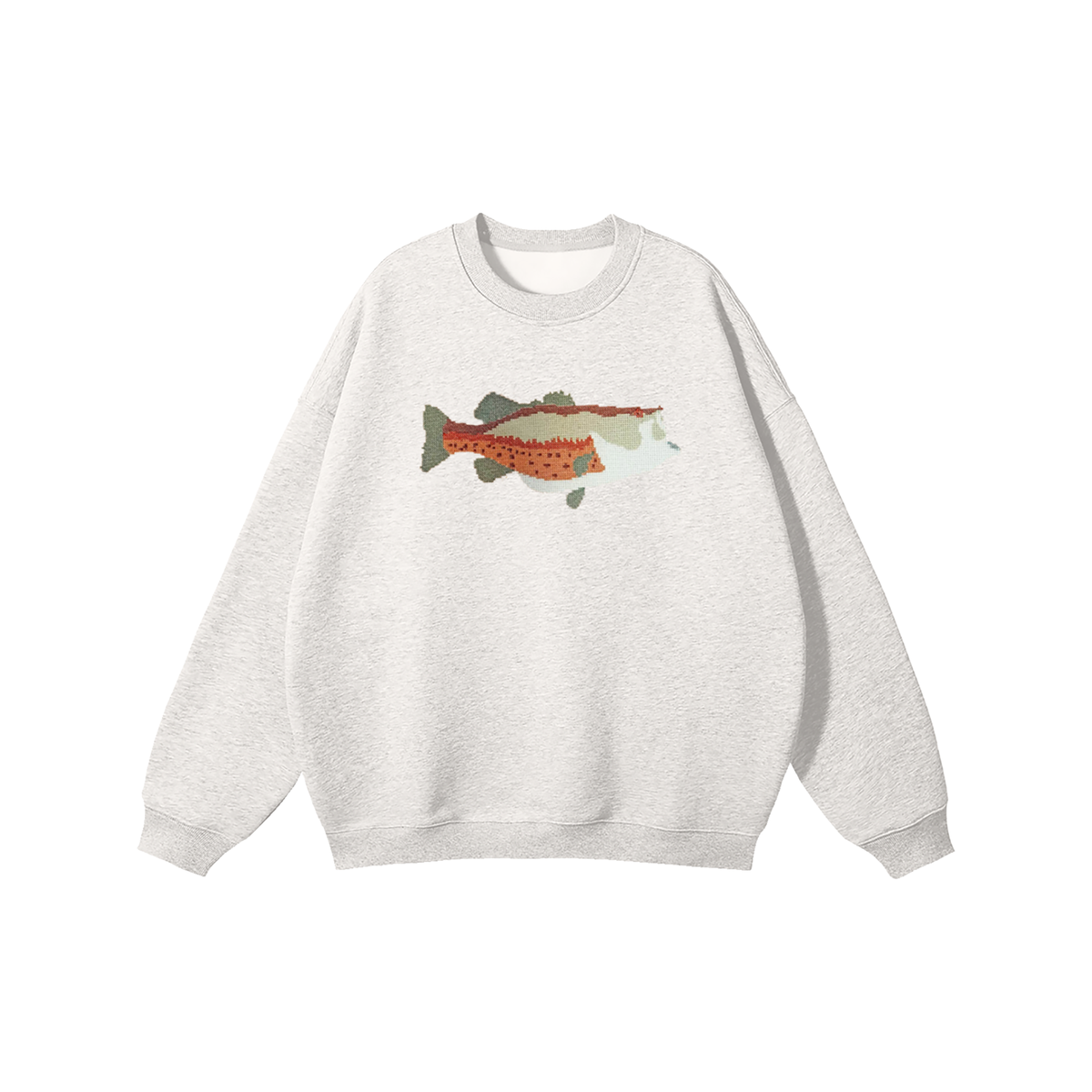 Embroidered Bass Crewneck Sweatshirt