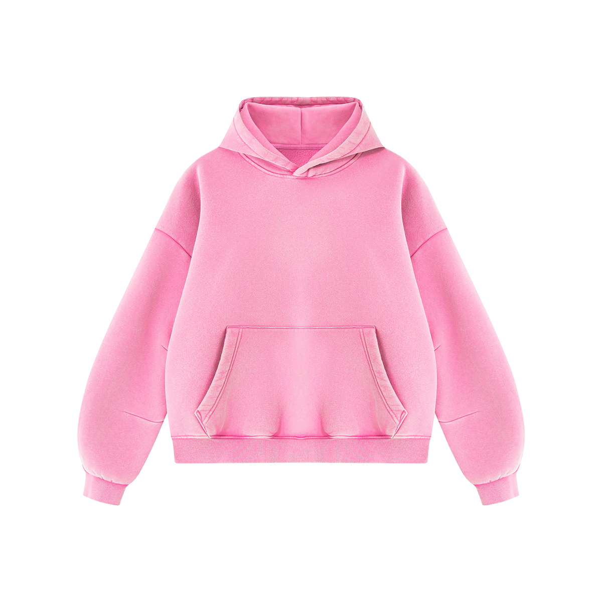 Vintage Wash Boxy Fleece Hoodie