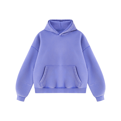 Vintage Wash Boxy Fleece Hoodie