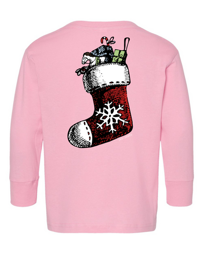 Christmas Stocking Long Sleeve Specialty Tee