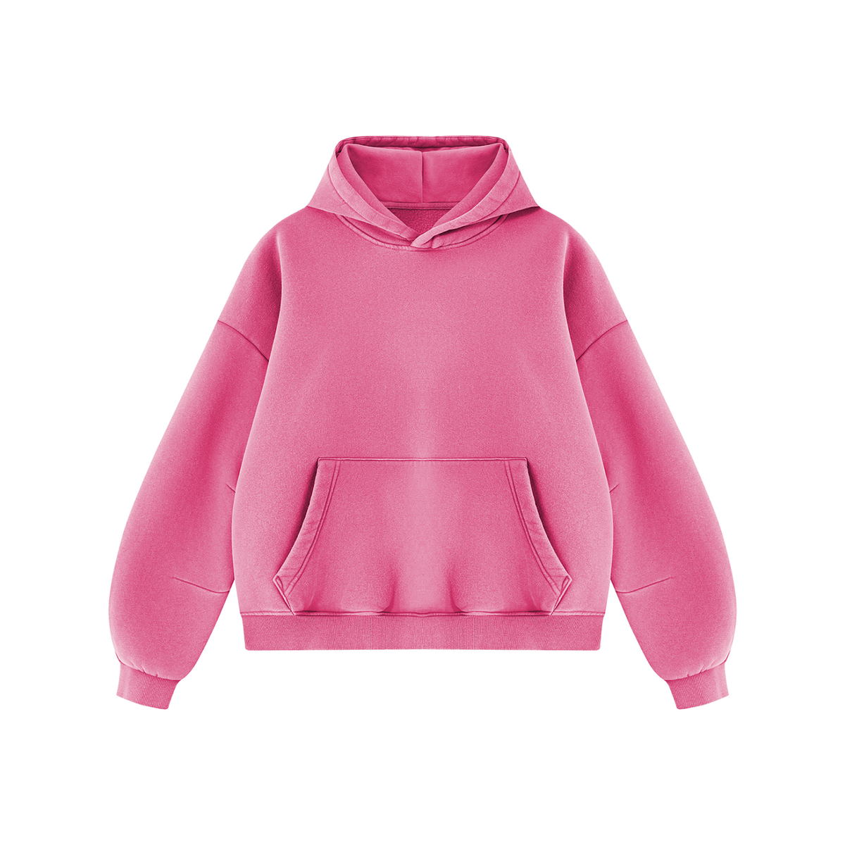 Vintage Wash Boxy Fleece Hoodie