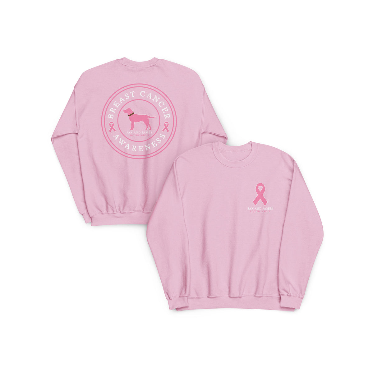 Pink Ribbon Sadie Crewneck