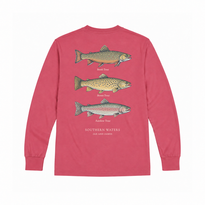 Southern Waters Trout Long Sleeve Tee