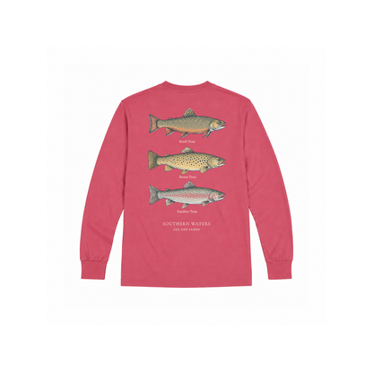 Southern Waters Trout Long Sleeve Tee