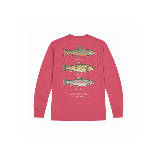 Southern Waters Trout Long Sleeve Tee