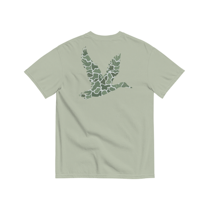Jax and James Sage Camo Mallard Pocket Tee Sage Southern Lifestyle Apparel