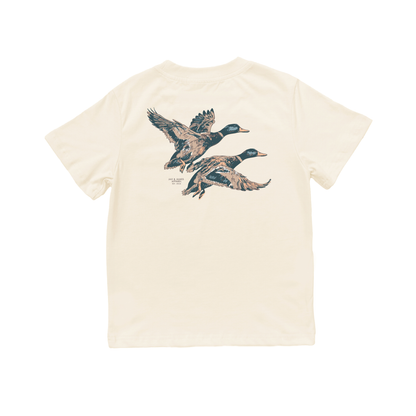 Jax and James Southbound Flight Pocket Tee Ivory Southern Lifestyle Apparel