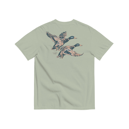 Jax and James Southbound Flight Pocket Tee Sage Southern Lifestyle Apparel