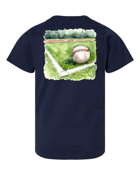 Watercolor Baseball Specialty Tee