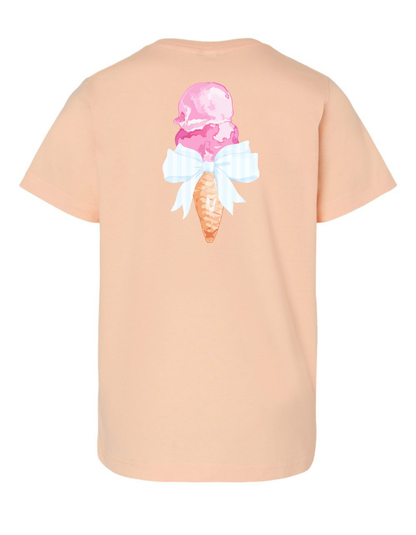 Ice Cream with Bow Specialty Tee