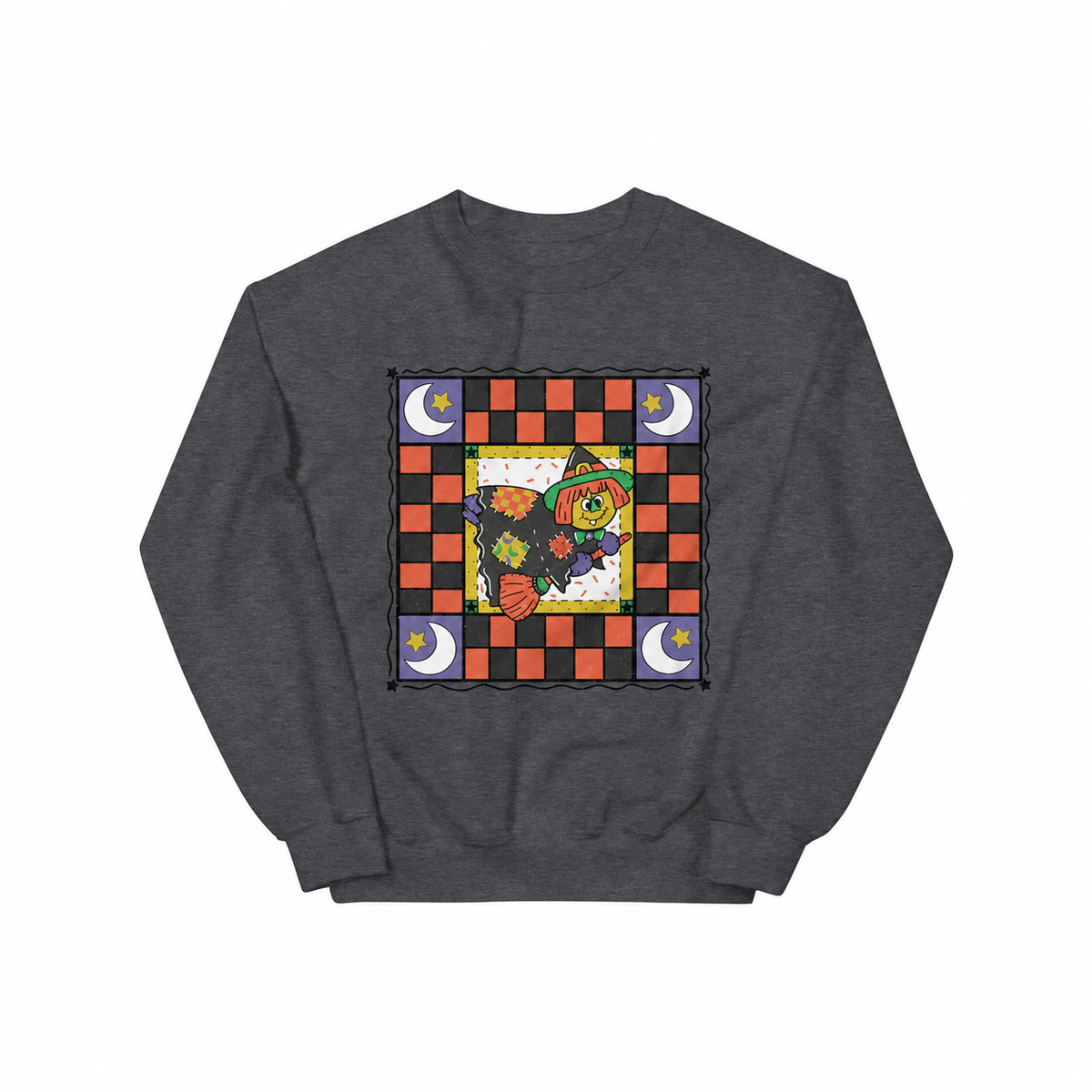 Witch Quilt Crewneck