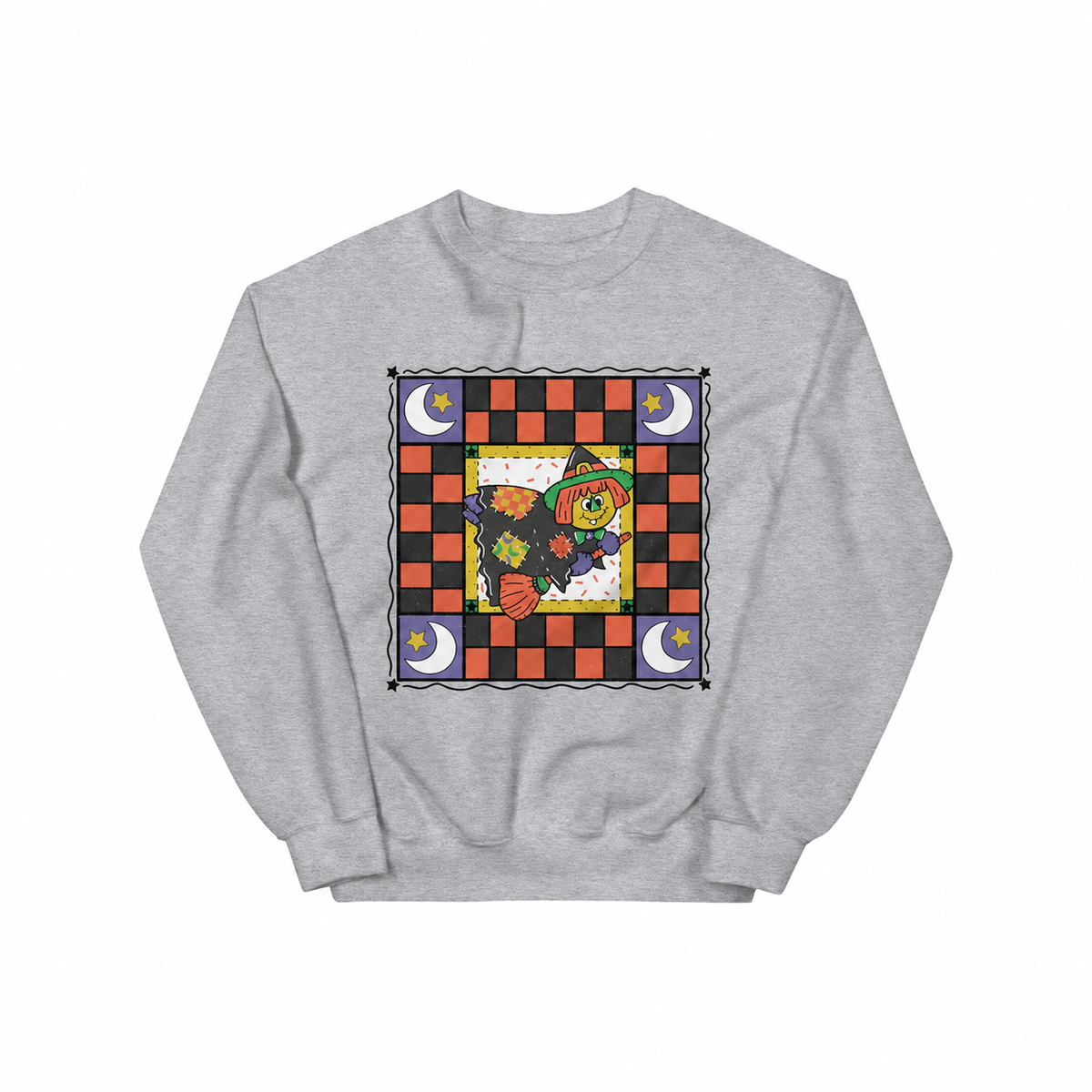 Witch Quilt Crewneck