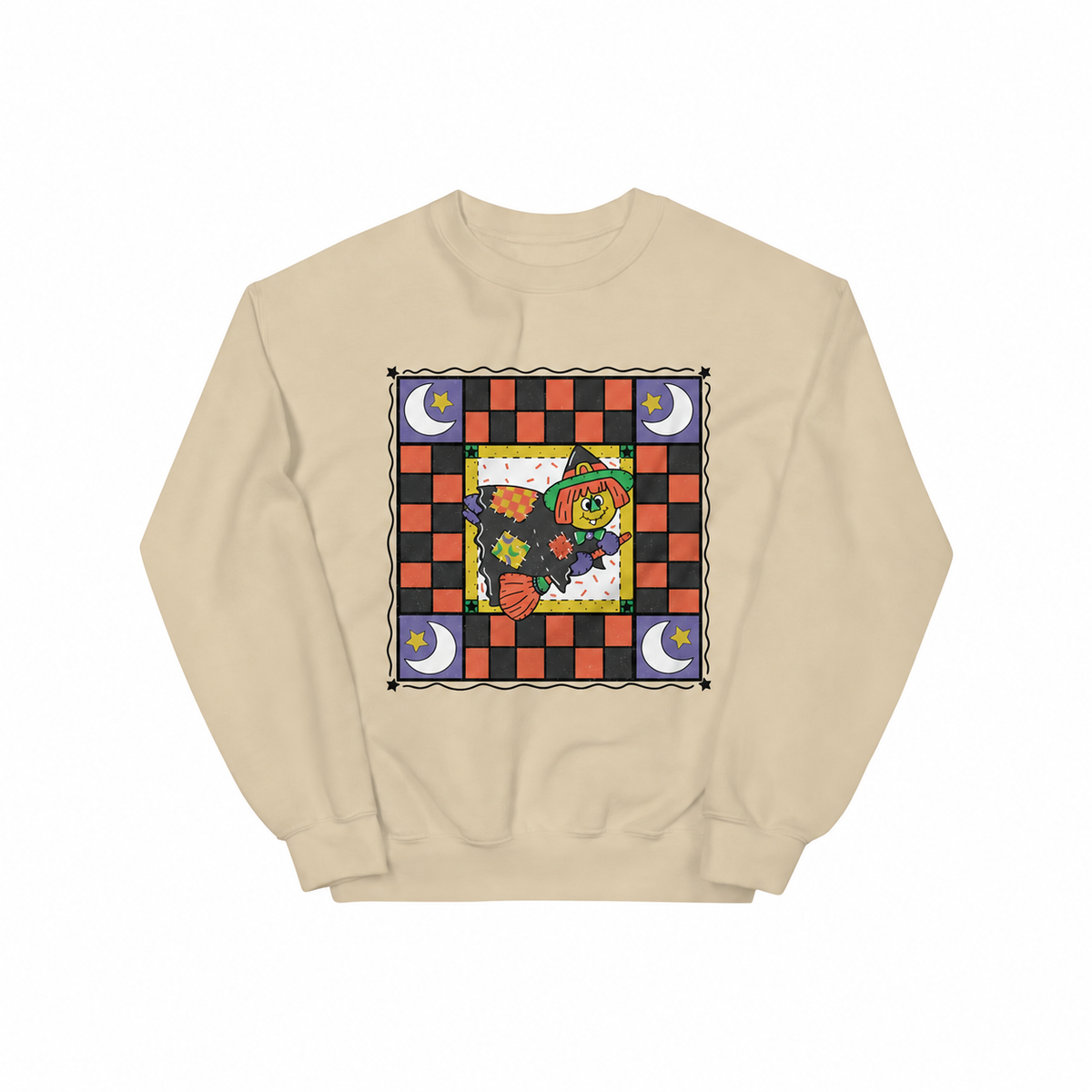 Witch Quilt Crewneck