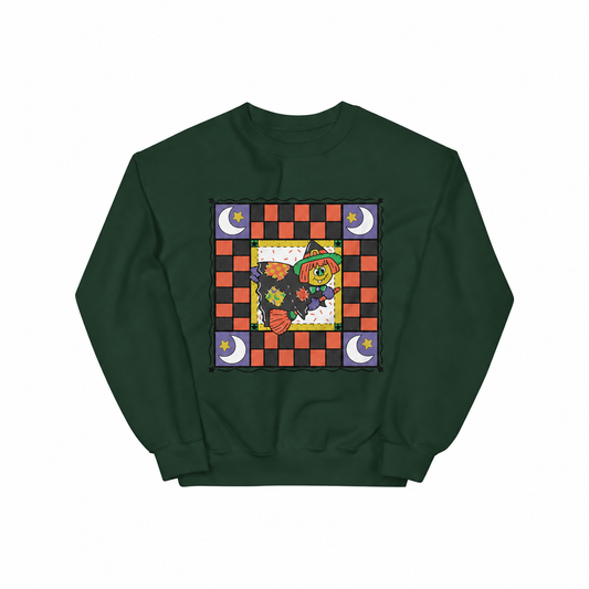 Witch Quilt Crewneck