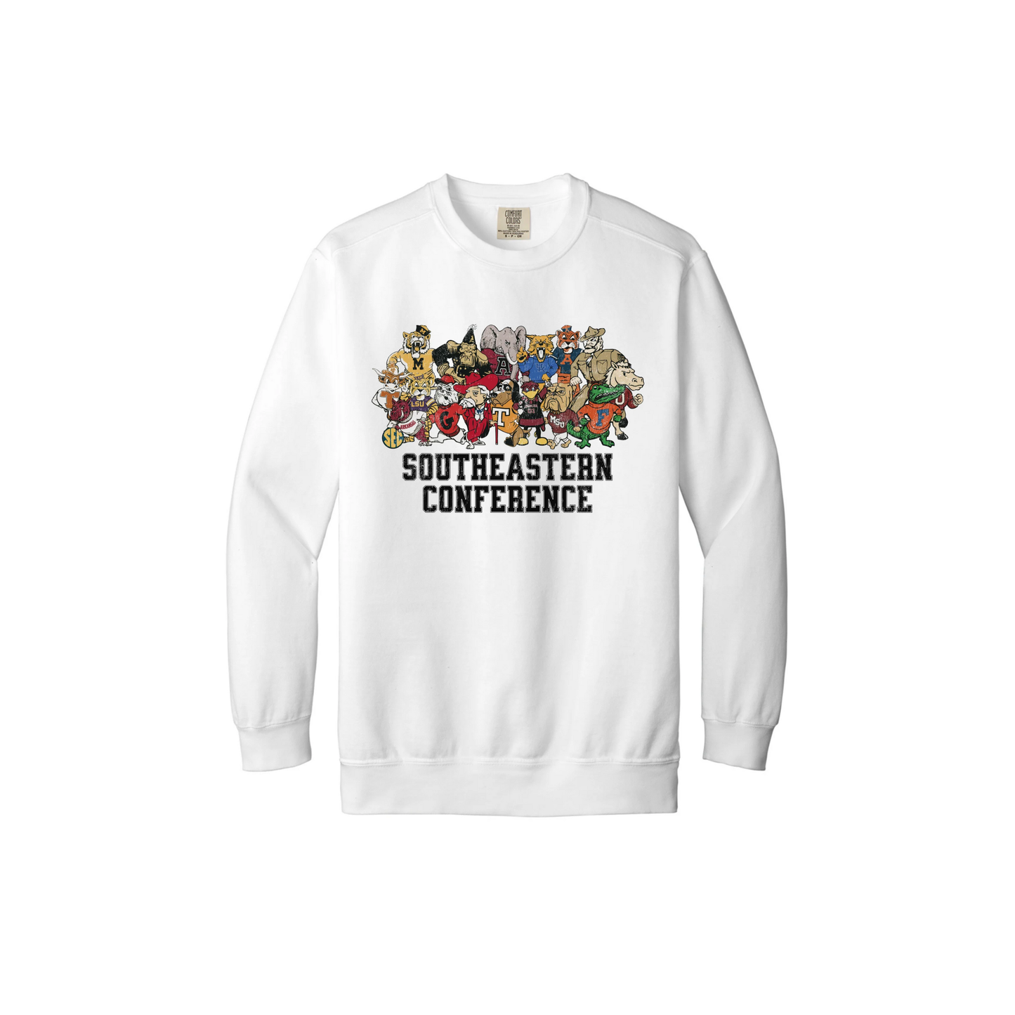 Jax and James Trendy SEC Mascots Sweatshirt Royal Blue Southern Lifestyle Apparel
