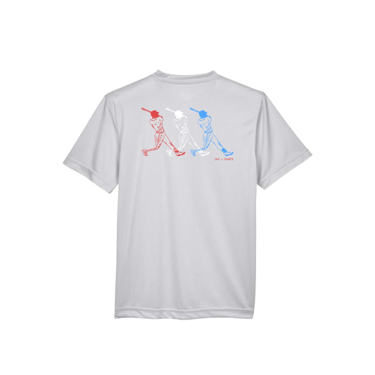 Jax and James Home Run Performance Tee Southern Lifestyle Apparel
