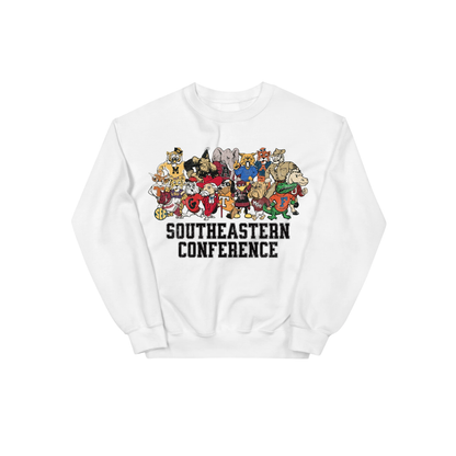 Vintage SEC College Mascots Graphic Sweatshirt