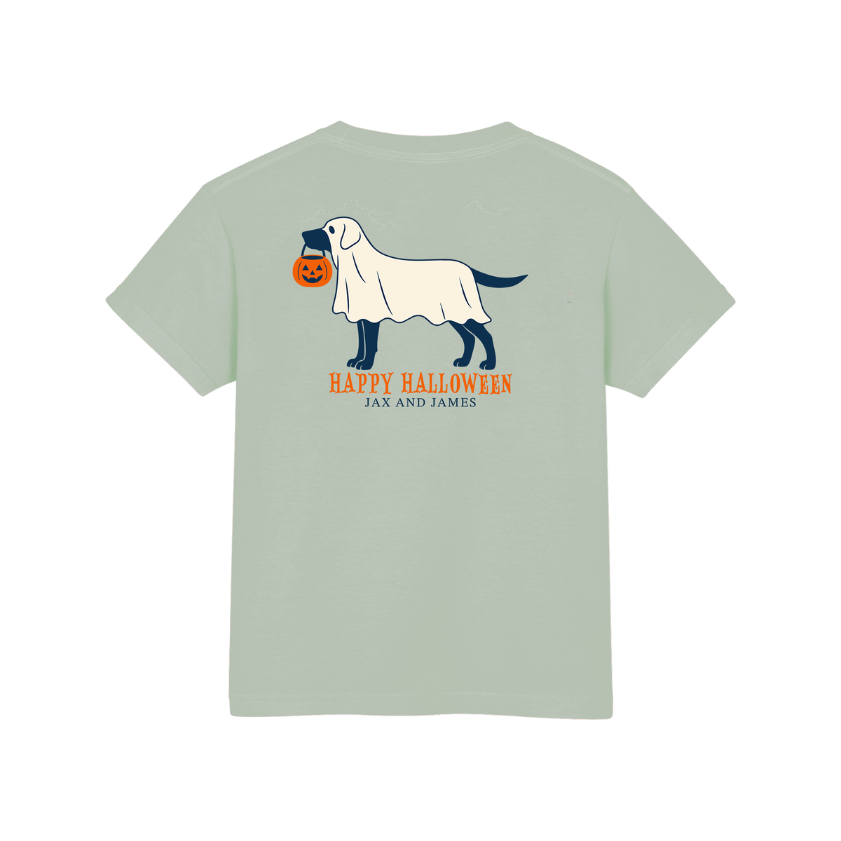 Trick-or-Treat Ghost Sadie Pocket Tee