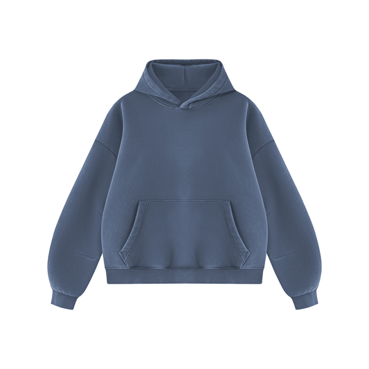 Vintage Wash Boxy Fleece Hoodie