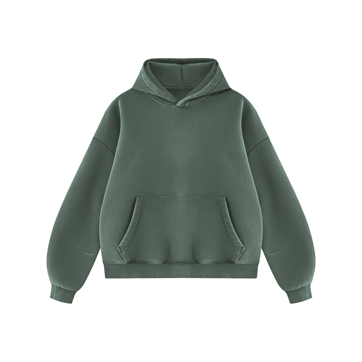 Vintage Wash Boxy Fleece Hoodie