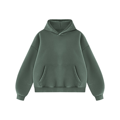 Vintage Wash Boxy Fleece Hoodie