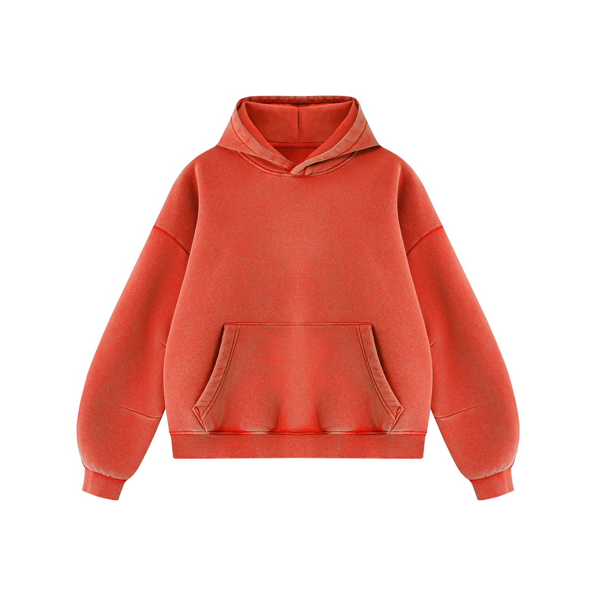 Vintage Wash Boxy Fleece Hoodie