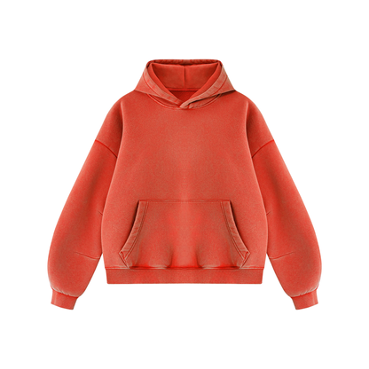 Vintage Wash Boxy Fleece Hoodie