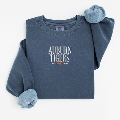 Auburn Tigers Embroidered Sweatshirt