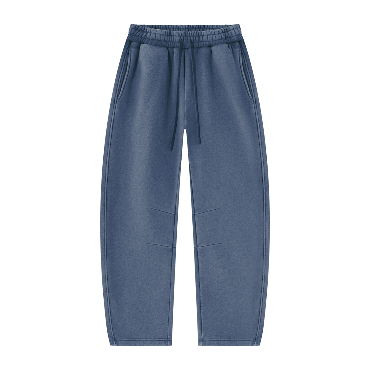 Vintage Wash Barrel-Leg Sweatpants