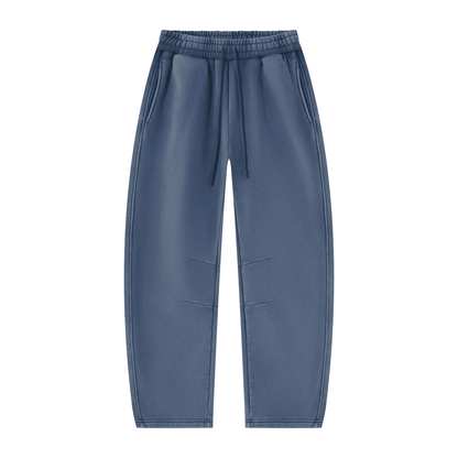 Vintage Wash Barrel-Leg Sweatpants