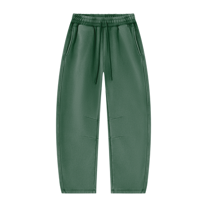 Vintage Wash Barrel-Leg Sweatpants
