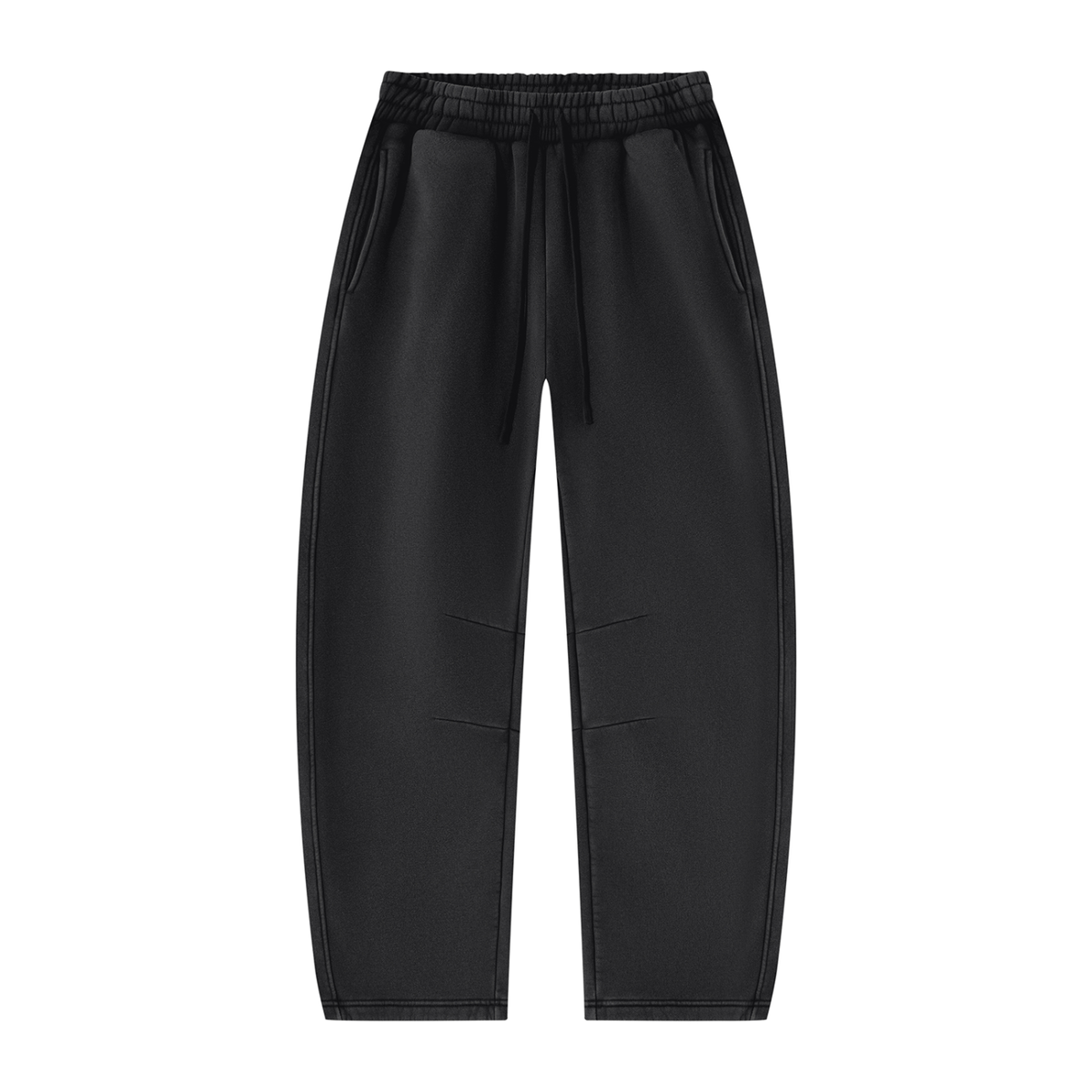 Vintage Wash Barrel-Leg Sweatpants