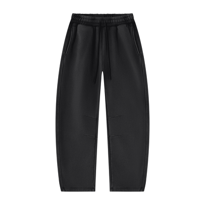 Vintage Wash Barrel-Leg Sweatpants