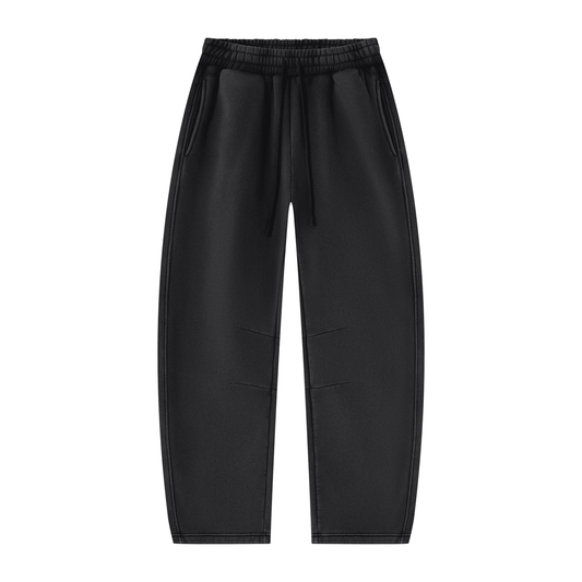Vintage Wash Barrel-Leg Sweatpants