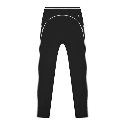 Jax and James Studio High-Rise Legging — a full-length stretch-knit legging with a wide high-rise waistband