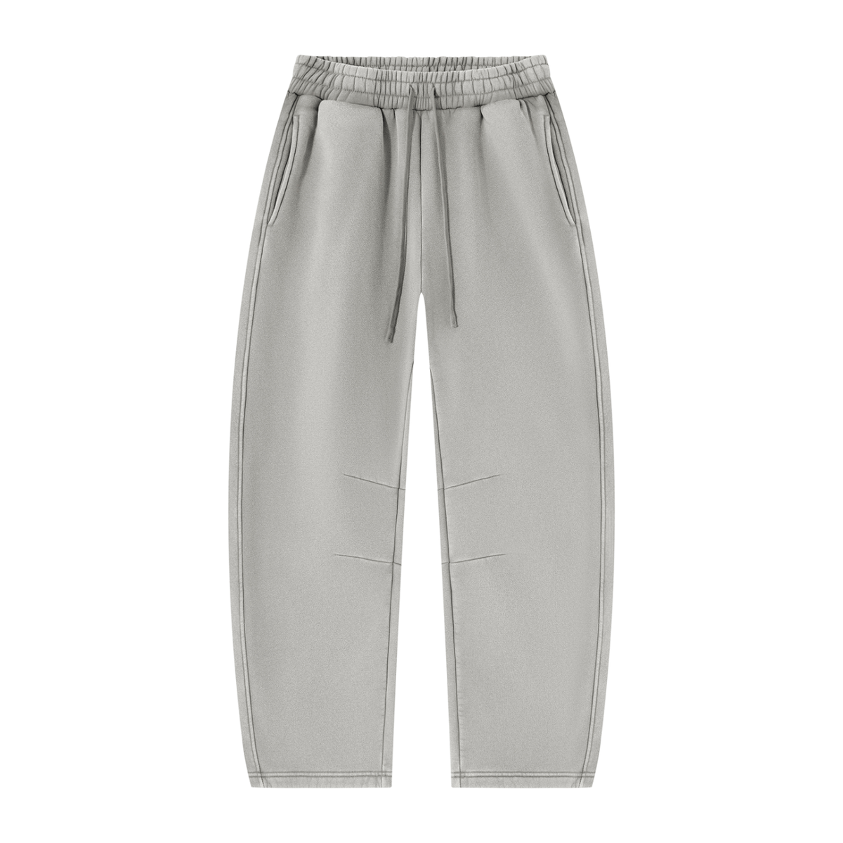 Vintage Wash Barrel-Leg Sweatpants