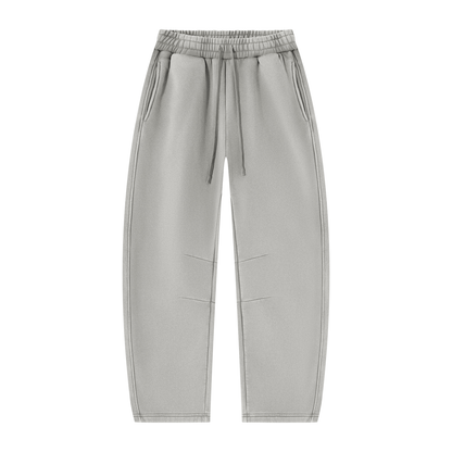 Vintage Wash Barrel-Leg Sweatpants