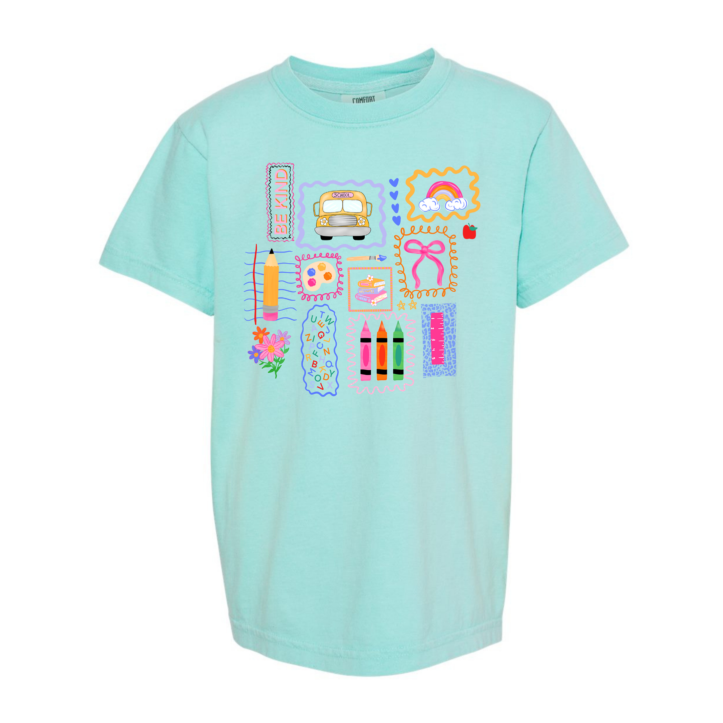 Back to School Stamp Comfort Color Tee