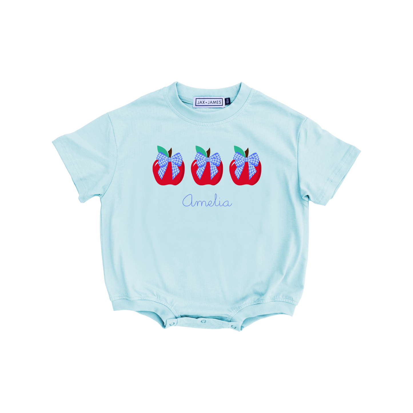 Classic Trio Apple Bubble Romper