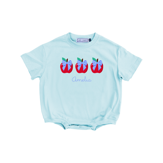 Classic Trio Apple Bubble Romper