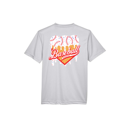 Jax and James Baseball Lifestyle Performance Tee Silver (Relaxed Fit) Southern Lifestyle Apparel