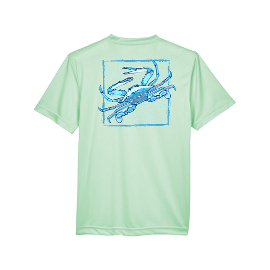 Blue Crab Performance Tee