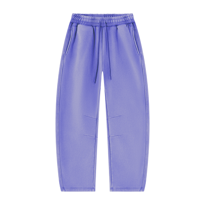 Vintage Wash Barrel-Leg Sweatpants