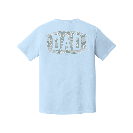 Camo Dad Comfort Color Pocket Tee